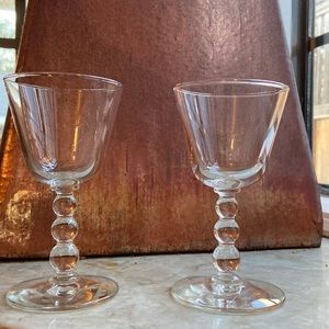 Vintage martini glass